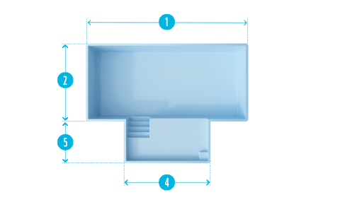 escalier centré droite